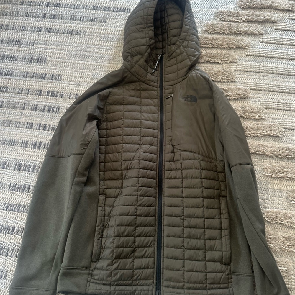 The North Face Men's Dark Green Quilted Puffer Jacket